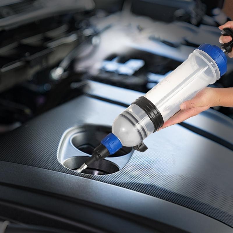 Professional Manual Oil Extractor 1500ml Capacity Universal Automotive Fluid Transfer Solution Fluid Extractor Tool
