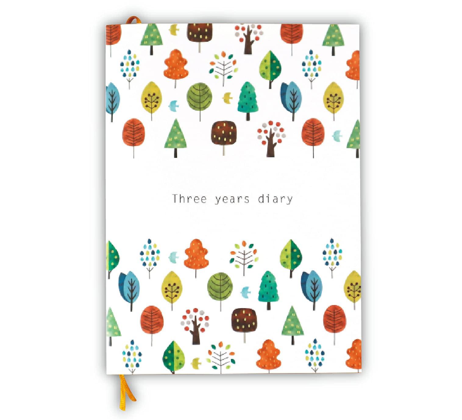 

Записник-щоденник життя, 3-річний щоденник, формат B5, зроблено в Японії, м яка обкладинка, легко відкривати та писати, PUR-палітурка, датований (Почніть будь-коли), Закладка в комплекті