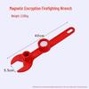 Powder-Coated Cast Iron Fire Hydrant Wrench with Strong Magnetic Tip