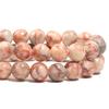 Natural Stone Beads 6 8 10mm Red Web Round Loose Spacer Beads For Jewelry Making DIY Handmade Bracelets Necklace Accessories