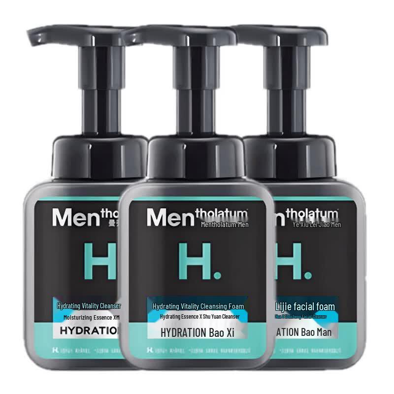 Mentholatum Men s Hydrating & Energizing Cleansing Foam 3-Pack