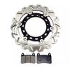 Outer Dia. 280mm Motorcycle Front Brake Disc / Brake Rotor for BENELLI TNT25 BJ250-15 BJ250-15A BN251 TRK251