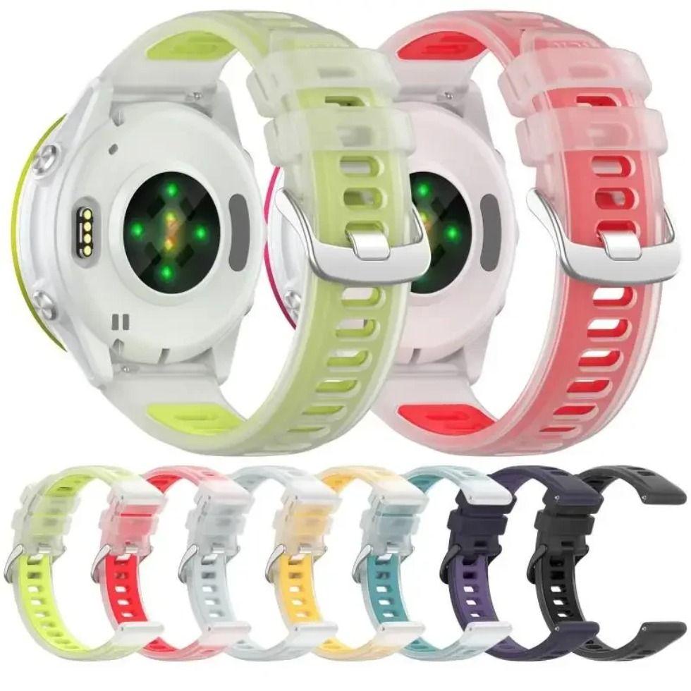 Soft Strap 22mm for Coros Pace 4/3/Pace Pro, Silicone Bracelet for Coros Apex 2 Pro/Apex 4 42mm