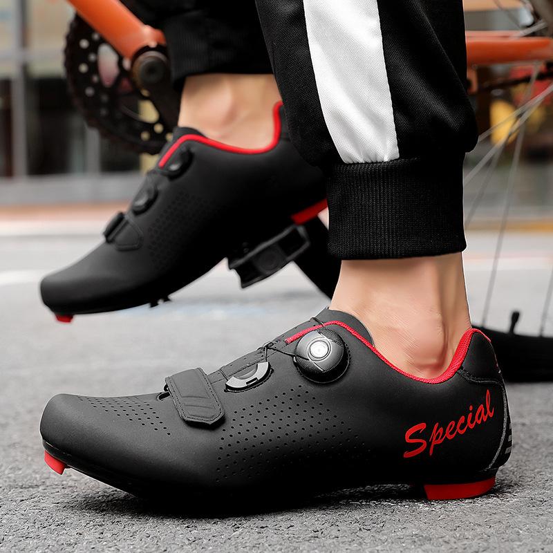 Autumn New Road Cycling Shoes Fashionable Outdoor Cycling Shoes Men's and Women's Cycling Shoes Bicycle Lock Shoes