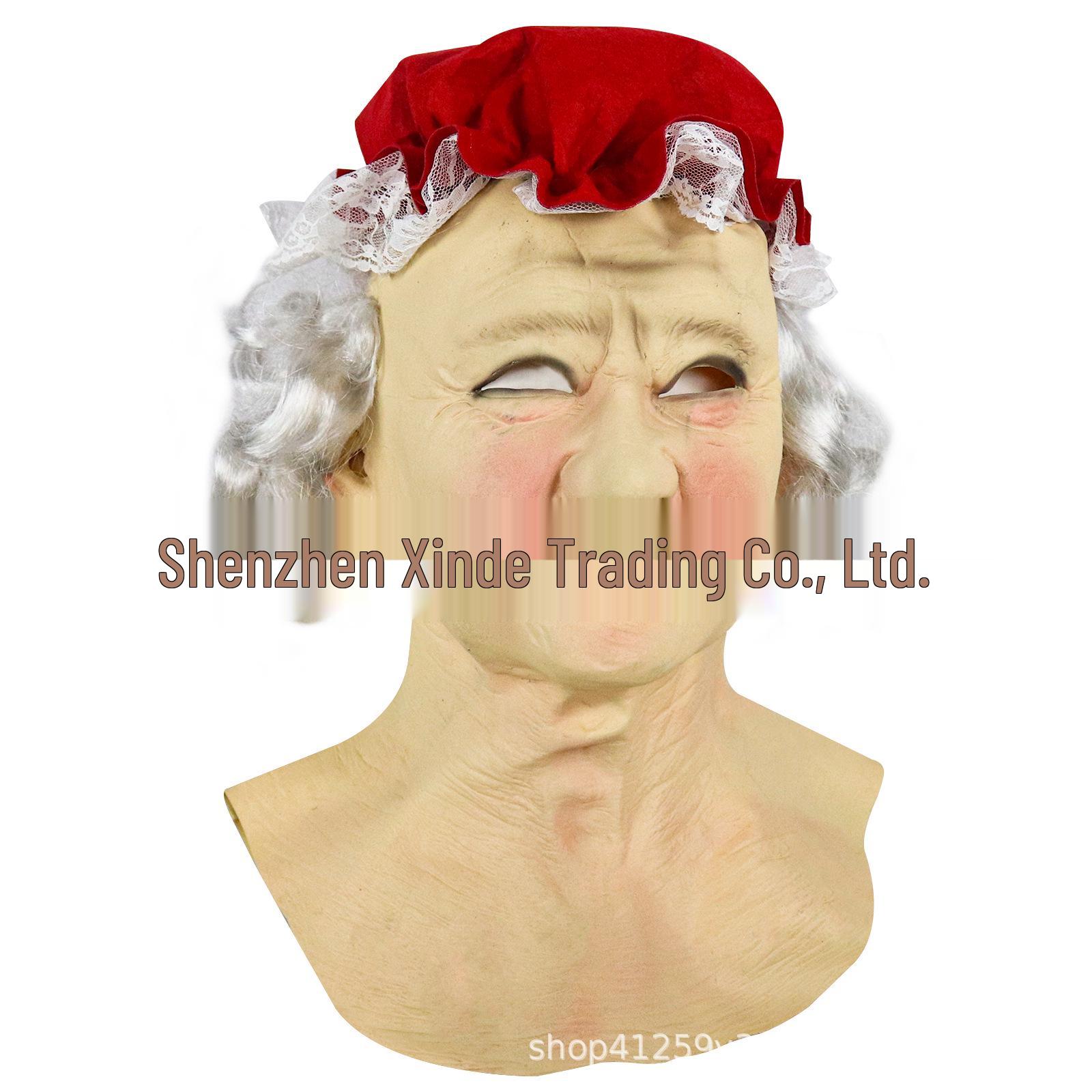 Christmas Santa Claus Latex Masquerade Mask Headgear Decoration