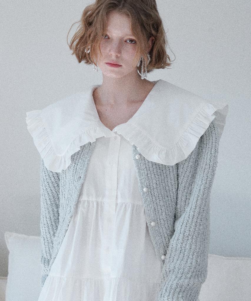 SWEET BITTER Volume Puff Cardigan_Mint