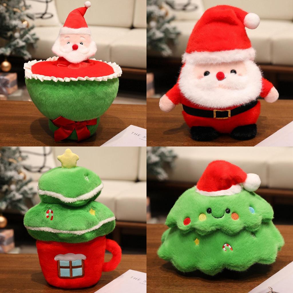 Christmas Santa Claus Plush Toy With Soft Filling For Festive Gift And Party Decor