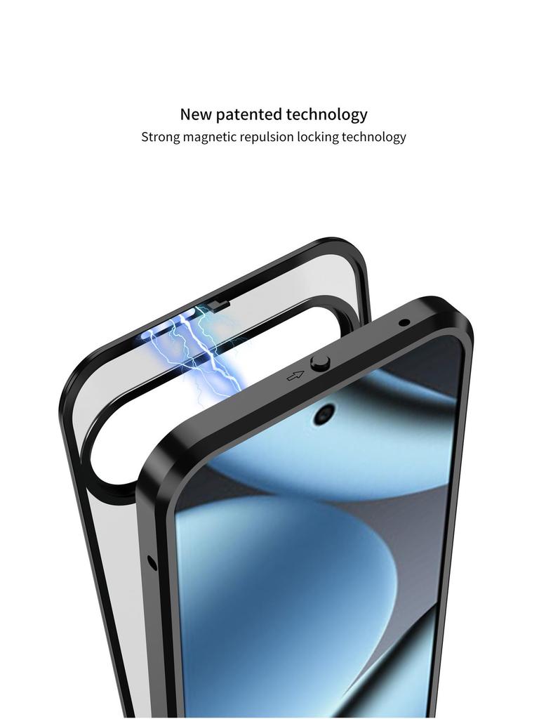 Google Pixel 10 Series Snap-Button Metal Frame Phone Case