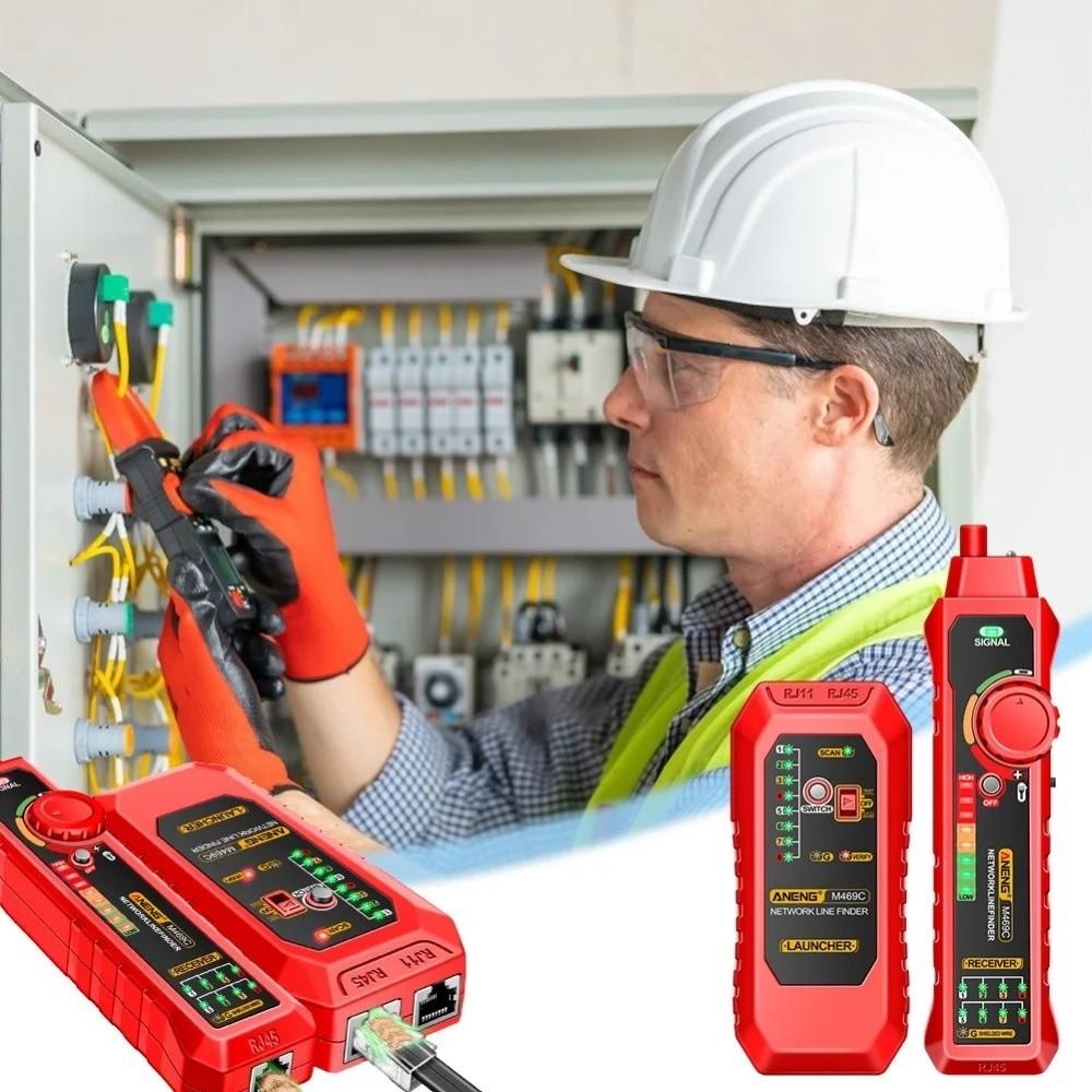 Anti-Interference Network Cable Tracker RJ45 RJ11 LAN Testers Wire Detector Electrician Tools