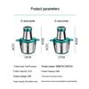 Semi-Automatic Stainless Steel Meat Grinder & Food Processor