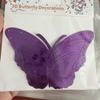 12PCS hollow butterfly 3D three-dimensional simulation butterfly bedroom living room festival party decoration imitation metal texture accessories
