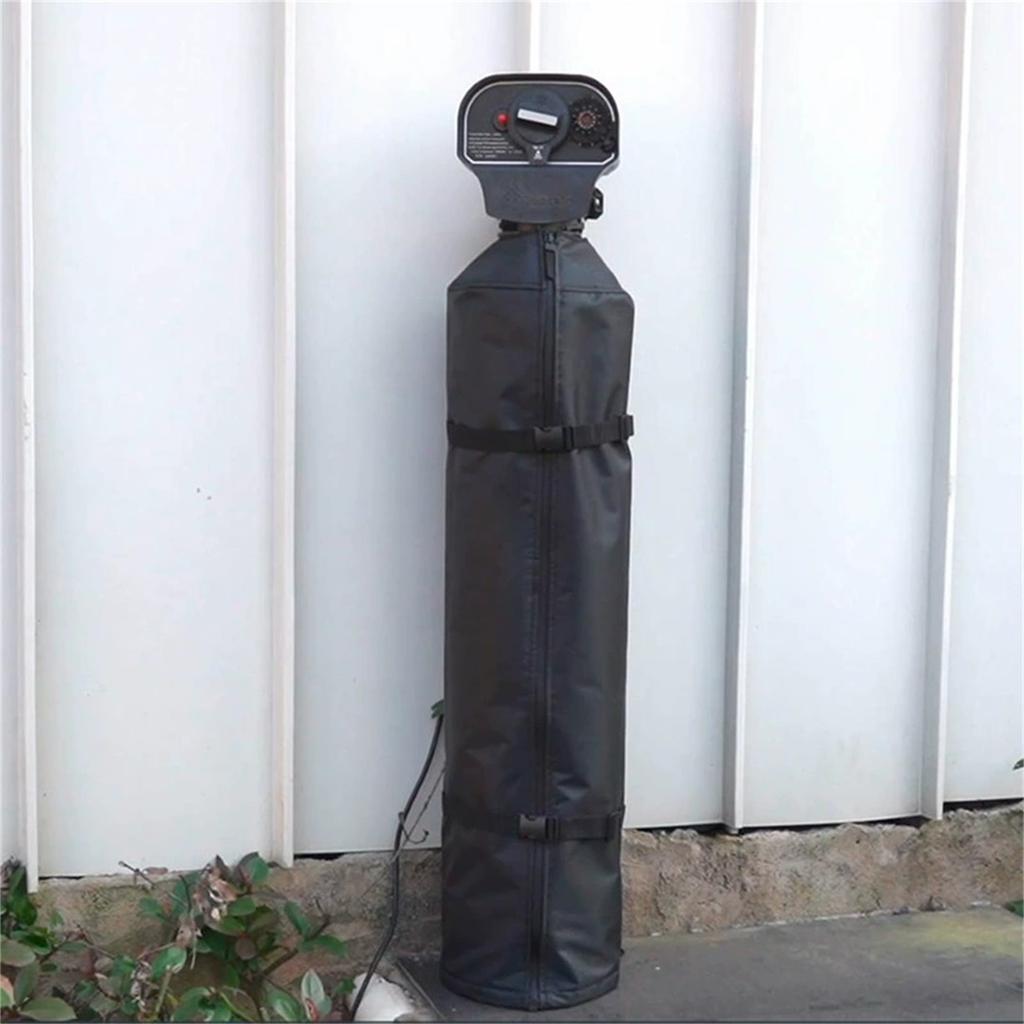 Water Softener Cover Outdoor, 600D Oxford Fabric Water Softener Cover, Water Filter Tank Cover, All Weather (9 * 48in)