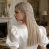 Stylish Artificial Pearls Hair Chain Hair Jewelry Perfect For Formal Event And Everyday Wear Comfortable Headpiece