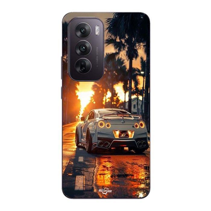 Coque de téléphone - MANIACASE - Oppo Reno 12 pro 5G - Silicone - Souple - Motif Couché de soleil