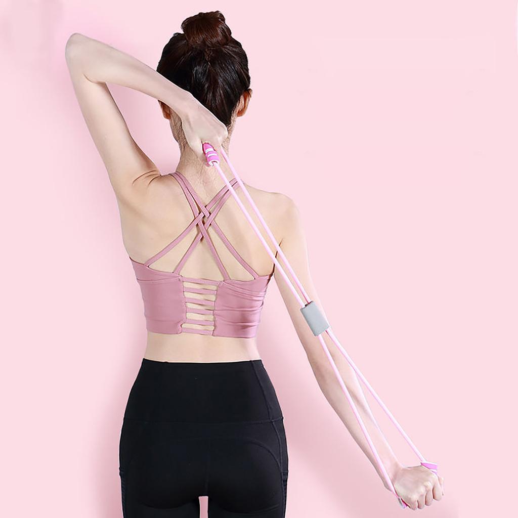 Figure 8 Resistance Band Women Men 8 Shaped Resistance Band for Arms Chest Expander Figure 8