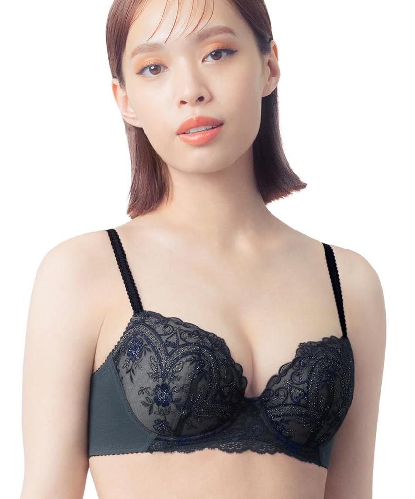 Wing Lesiage Fuller High Side Slimming Sides Bra PB6000 OB D70 Wing/Wacoal Bra, Cleavage, Design, [6000 Series] Women's