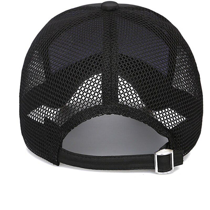 Men Summer Baseball Cap Outdoor Sport Sunscreen Caps Unisex Breathable Mesh Visor Sun Hat
