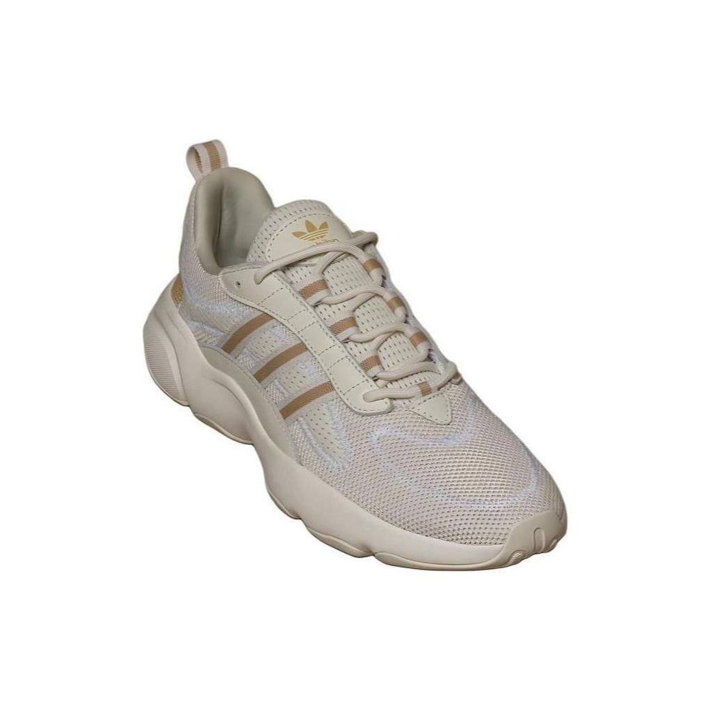 Adidas Originals Haiwee Mesh Comfortable Simple Shock Absorption Wear-Resistant Breathable Low-Top Dad Shoes Unisex Sneakers White Yellow JH7355