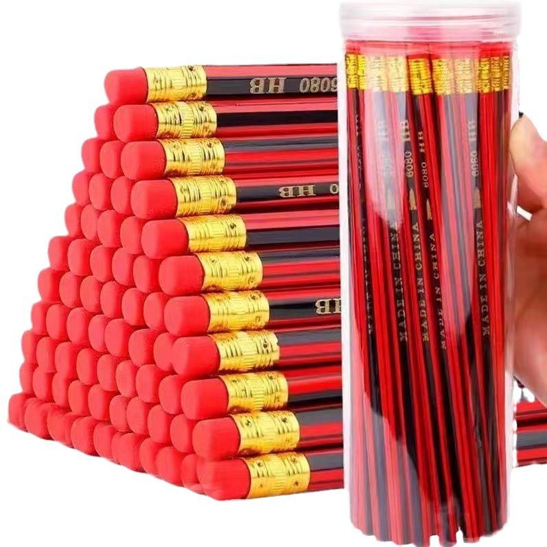HB Wooden Pencils for School, Drawing Writing Non-Toxic Hexagon Pencils for Kids Artists