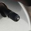 20PCS Motorcycles Tire Valve Plastic Black Car Bike Tyre Valve Caps with O Rubber Ring Covers Dome Shape Dust Valve Moto Parts