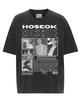 HOSEOK J-HOPE Bts Maglietta Donna Uomo Regali per Fan Cotone Oversize Y2k Manica Corta Coreana Kpop Streetwear Harajuku Abbigliamento Femminile