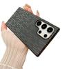 Carbon Fiber Textured Magnetic Phone Case for Samsung S25ULTRA Hard Case S24 Premium Protective Case NOTE20U