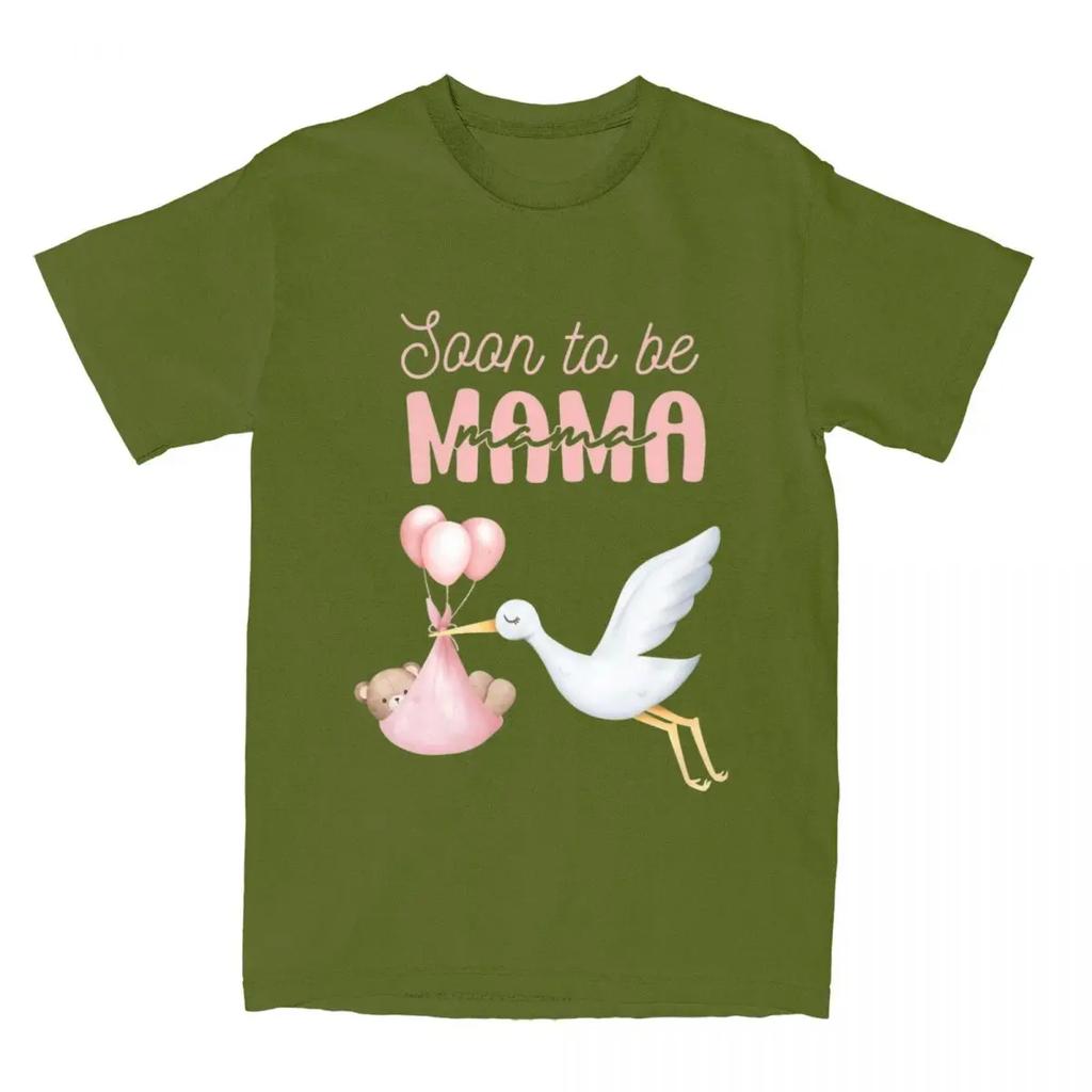New Mummy Soon To Be Mama Shirt Merch for Men Women  Fashion for Male Pregnancy Mom Gift Tees Short Sleeve Tops Printed