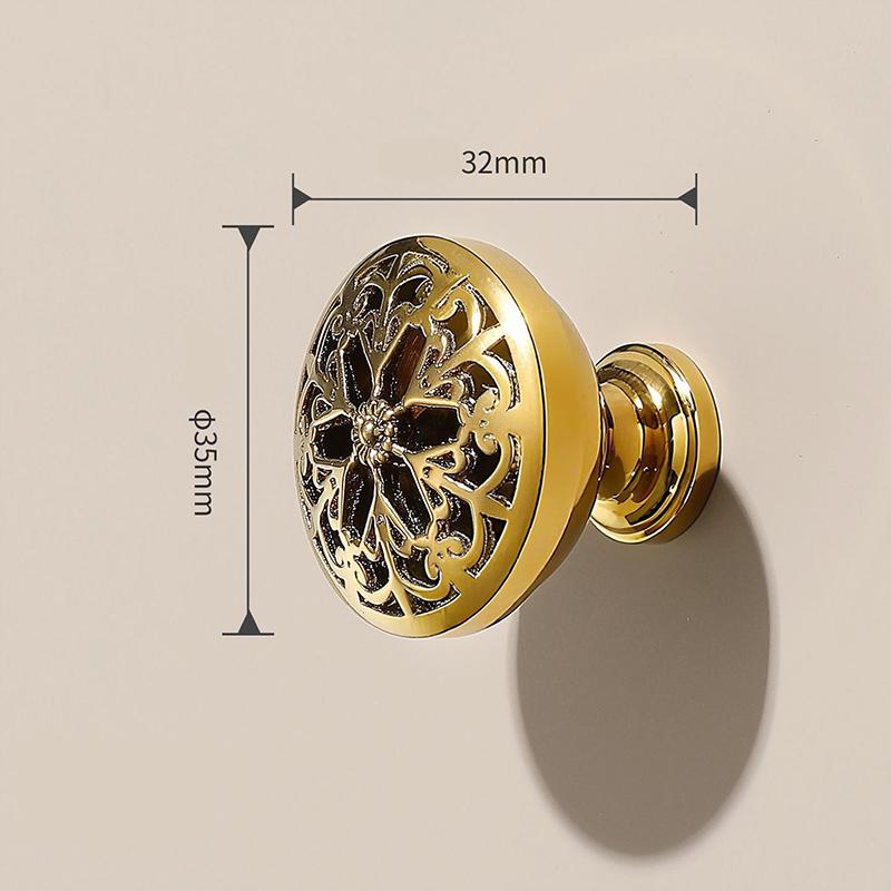 

1pc European Vintage Brass Single Hole Kitchen Storage Cabinet Handles, Drawer Handles, Cabinets Knobs, Cabinets Pulls,