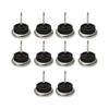 Furniture Slider, 10 Pieces, Furniture Pad, Round, Easy To Move, Chair Leg Cover, Round Furniture Moving Pad, Chair Foot Cover, with Nails,