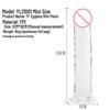 JiuXi Crystal Eggless Realistic Dildo - Large Size Adult Sex Toy for Women