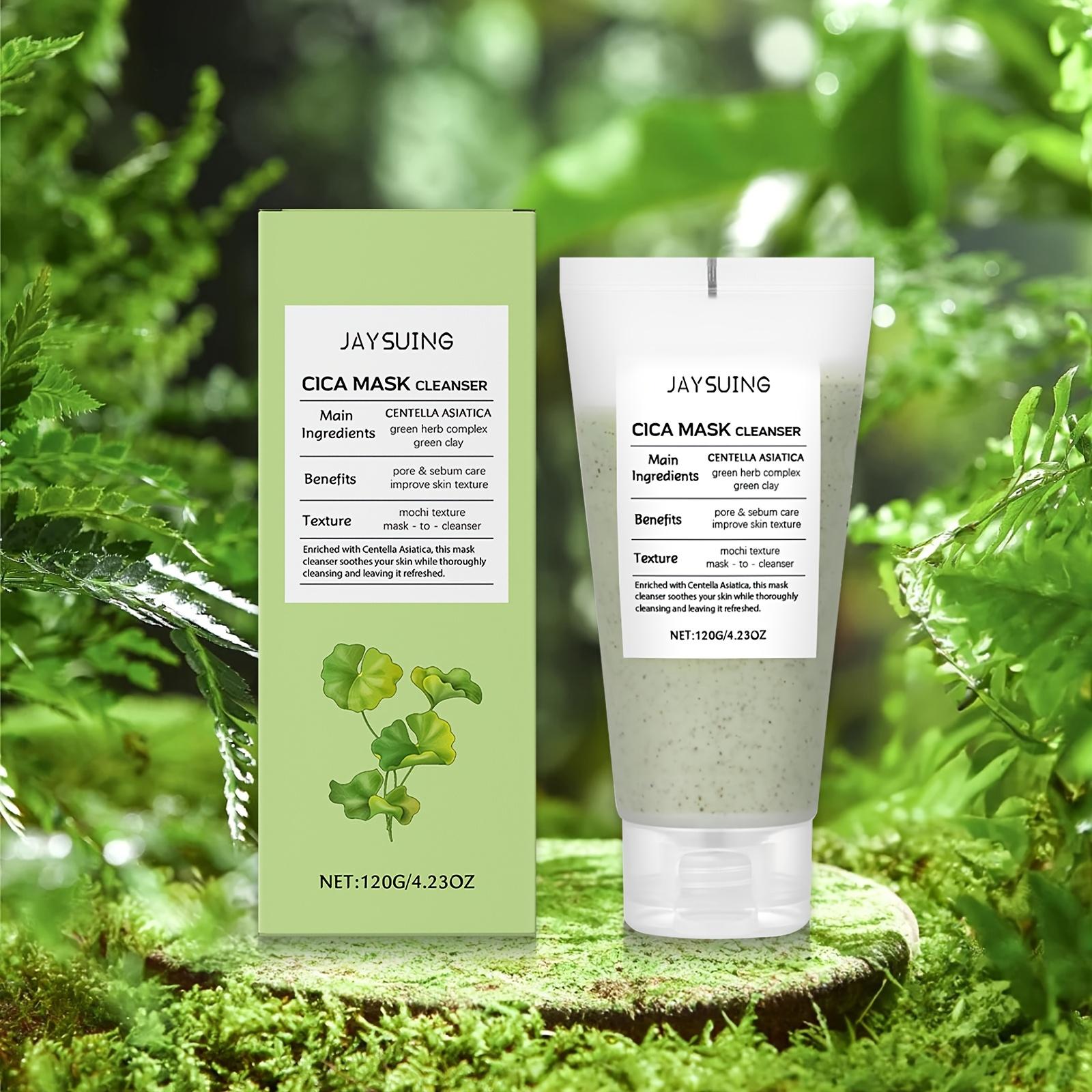

Centella Asiatica Soothing Facial Cleanser Deep Cleansing Pores Gentle Exfoliates Regulating Oil Secretion Face Care Cleanser 1 Stick
