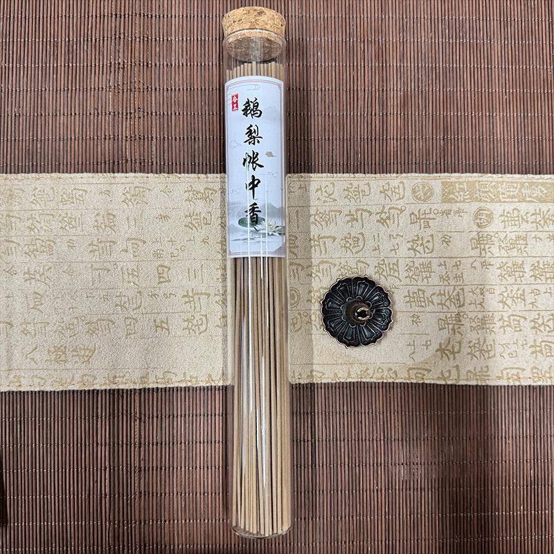 10g/50g Stick Incense Goose Pear Tent Incense Natural Material Agilawood Household Air Purification and Calming Joss Stick