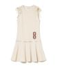 Milo Woman Knitted Flare Dress [Ecru]