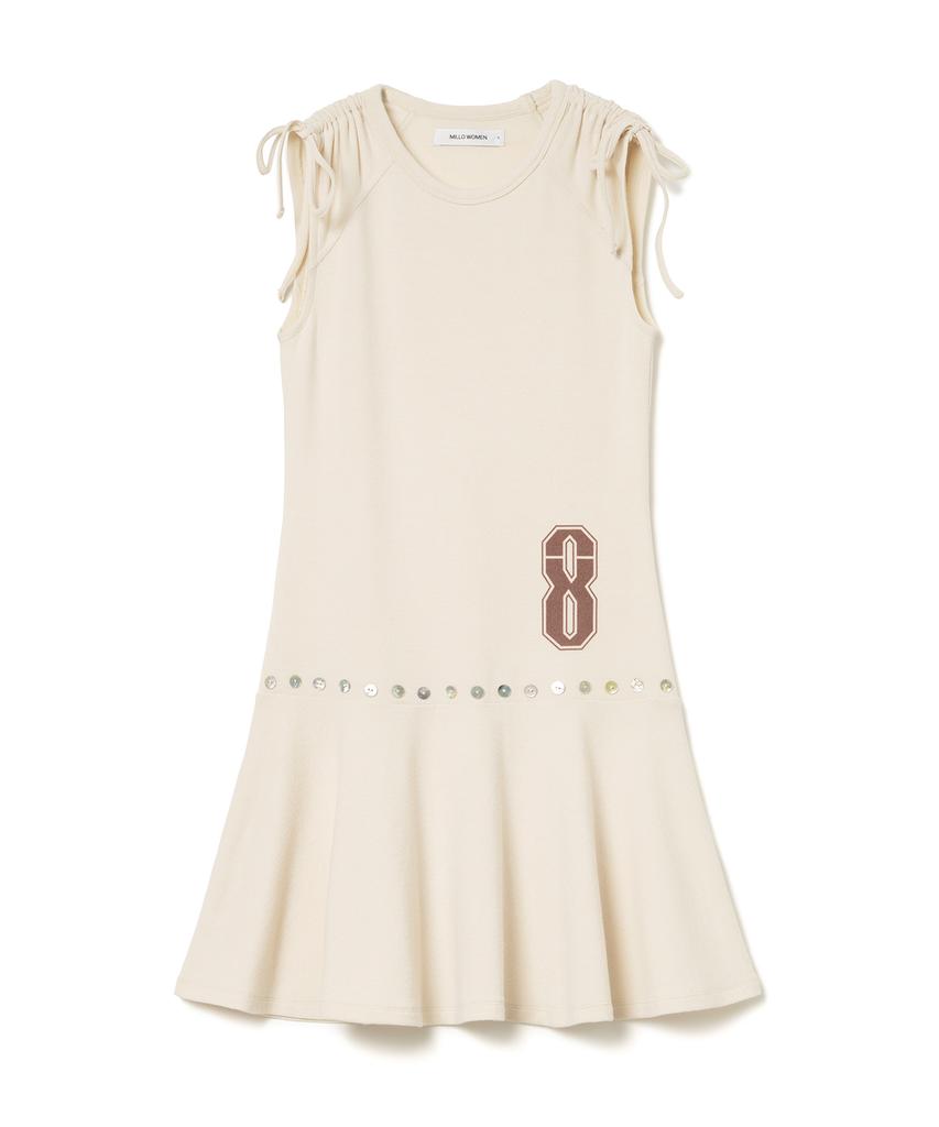 Milo Woman Knitted Flare Dress [Ecru]