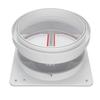  Range Hood Check Valve Unidirectional Odor Proof Plastic Kitchen Bathroom Flue Check Valve Backdraft Damper for Kitchen Bathroom Ventilation Systems 