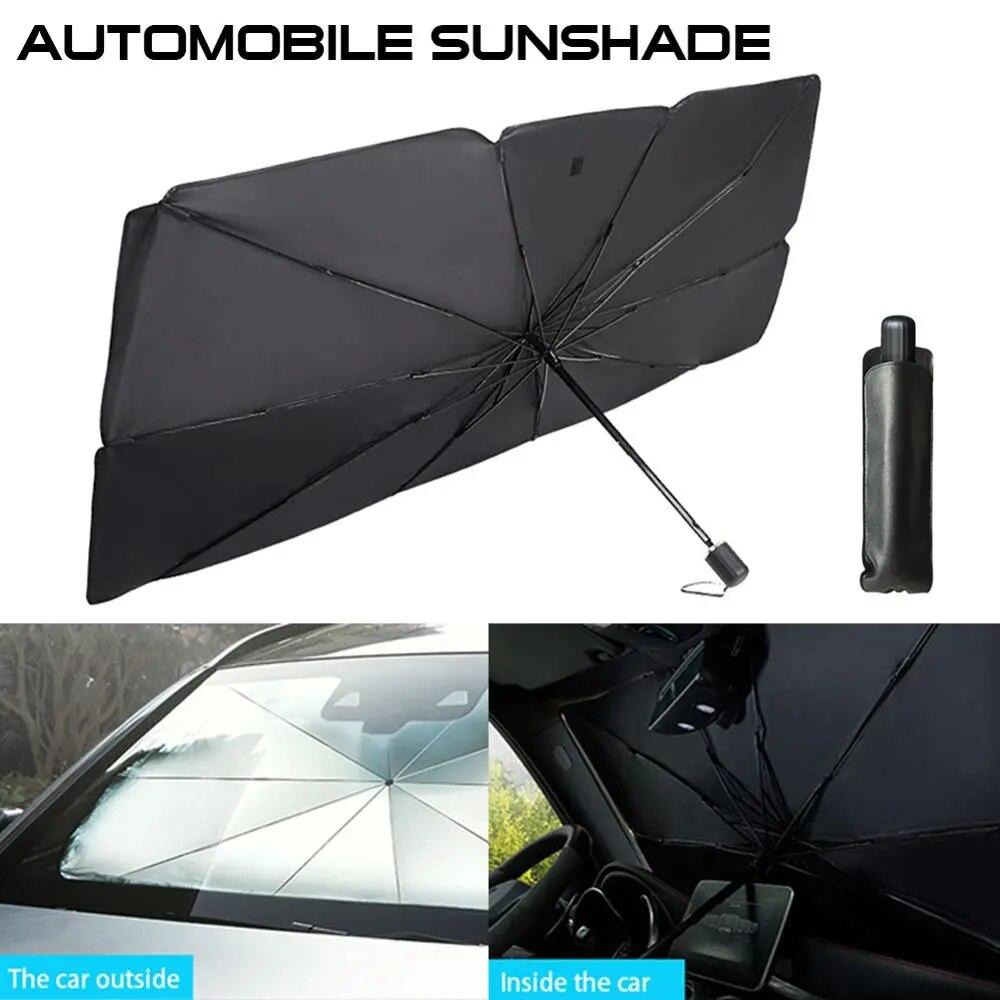 

125cm 140cm Foldable Car Windshield Sun Shade Umbrella Car UV Cover Sunshade Heat ulation Front Window Interior Protection