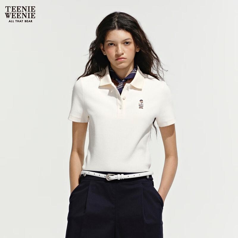 Teenie Weenie Women s College Style Casual Short Sleeve Polo Shirt M