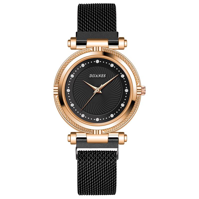 New niche women's watch elegant casual women's watch inlaid with diamond British watch temperament women's watch