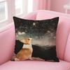 CUTE Golden Retriever Cushion Cover Pillow Case Soft Friendly Fabric  Concealed Zipper