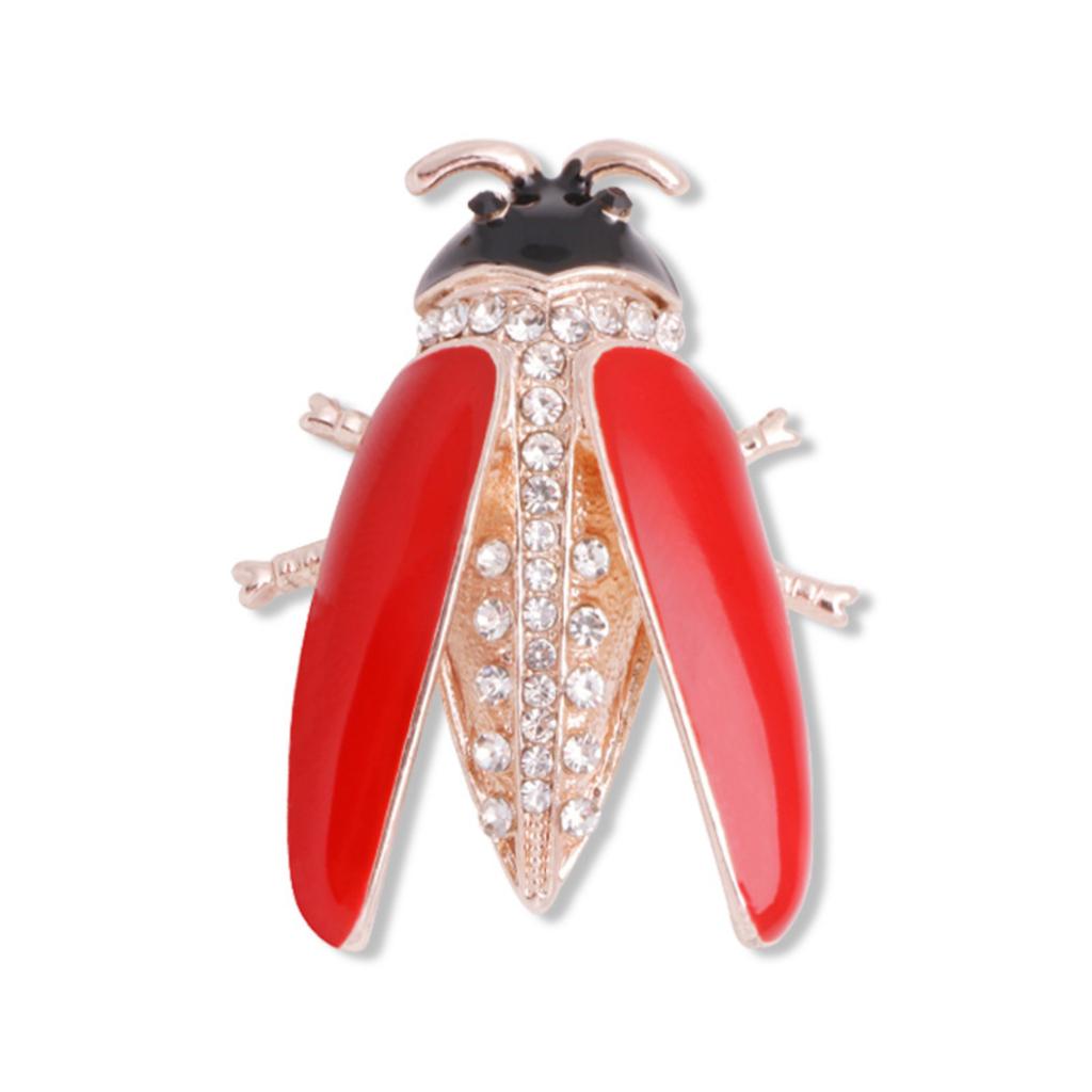 Insect Animal Brooch Dripping Oil Rhinestone-Studded Brooch Crystal And Bee Pins Clothing Accessories