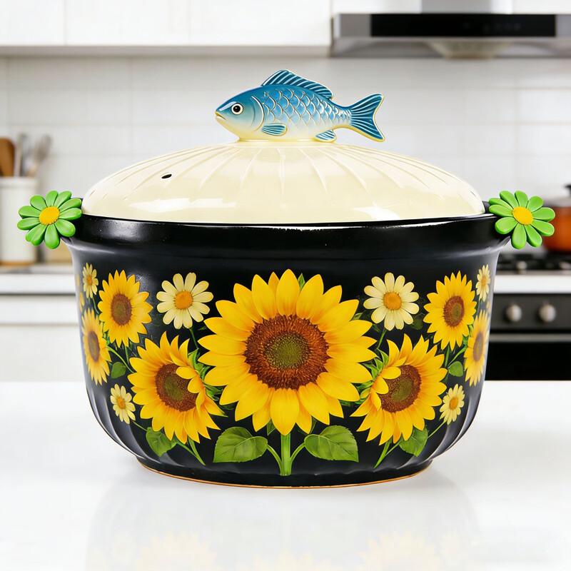 Jingyan Orange Stew Pot Set