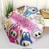 Labubu Print Automatic Open Close Umbrella, Portable Foldable Umbrella, for Outdoor Commute Camping Trip, Ideal Birthday Gift