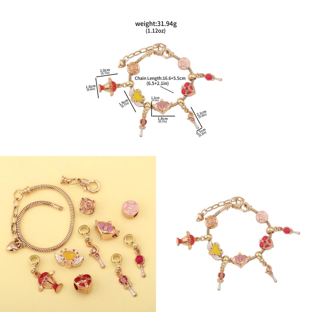 Sailor Moon Hand Chain With Alloy Material For Diy Costume Accessories