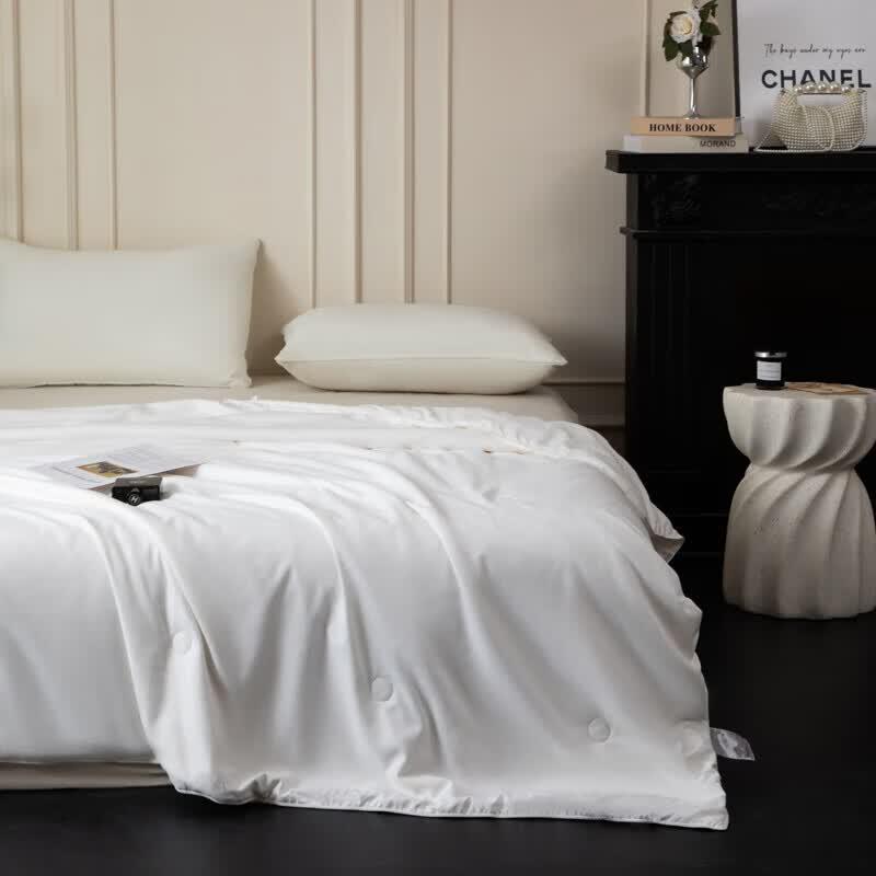 Houndstooth Jacquard Tussah Silk Duvet