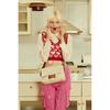 New Fashion Design Tote Bag Soft Leather New Chinese Women's Bag High Grade Genuine Leather One Shoulder Crossbody Small Square Bag