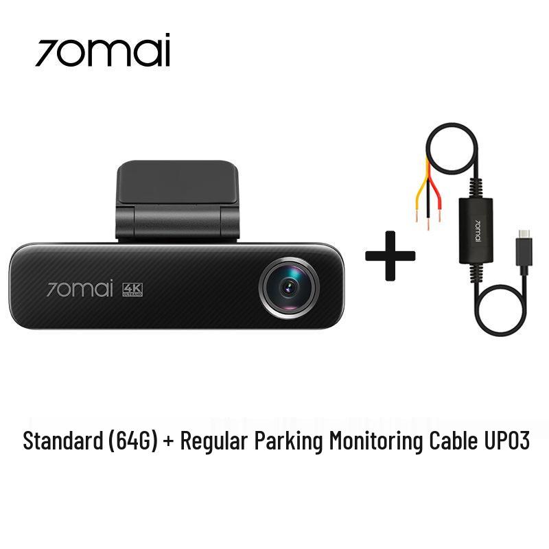 70mai M800 4K Nachtsicht Dashcam: Doppelaufnahme vorne/hinten mit 4G-Fernüberwachung & Parküberwachung.