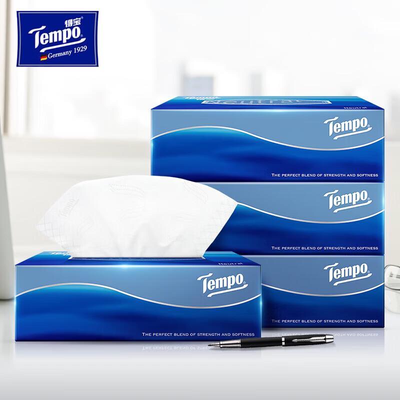 Tempo 3-Ply Box Facial Tissues