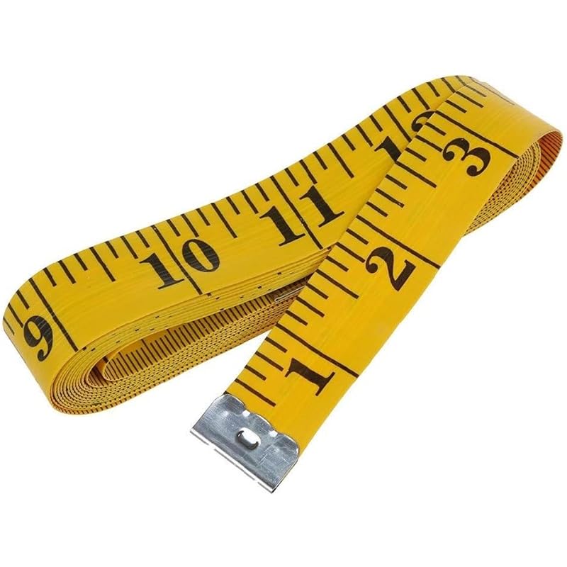 Eclet Durable Soft Sewing Tailor Tape Body Measuring Dress-Making Measure Ruler, 1.50 Meter, 150 Cm, Multicolour
