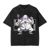 Dragon Ball Saiyan Gym T Shirts Hip Hop Washed Harajuku TShirts Anime Dbz Vintage for Men Women Streetwear Summer Tee Shirt
