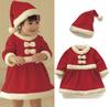 Christmas Santa Cosplay Santa Santa Claus Poncho with Hat for Christmas Costume for Baby Kigurumi [NW] Costume, Costume, Kids' Costume, Boys, Kids,